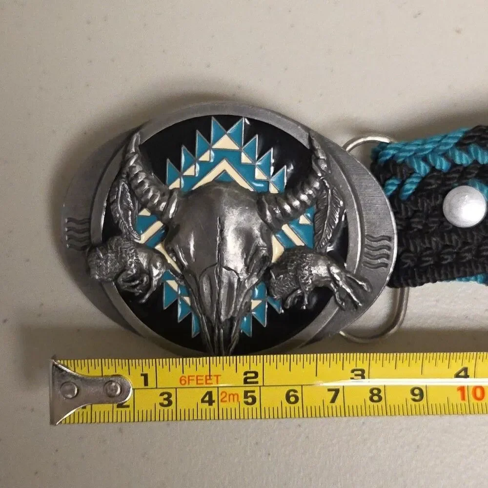 Siskiyou Buffalo Skull Belt 39